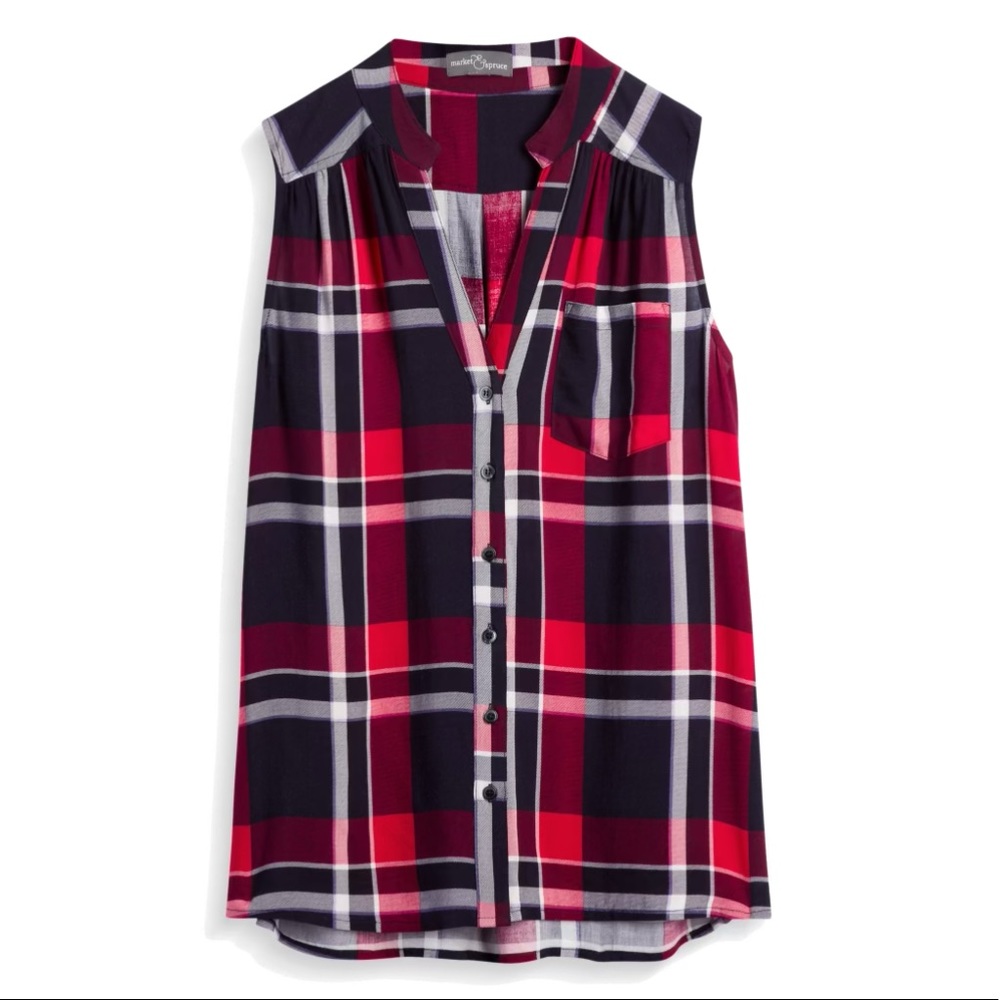 NWT Market & Spruce Leavenworth Sleeveless Top - Small